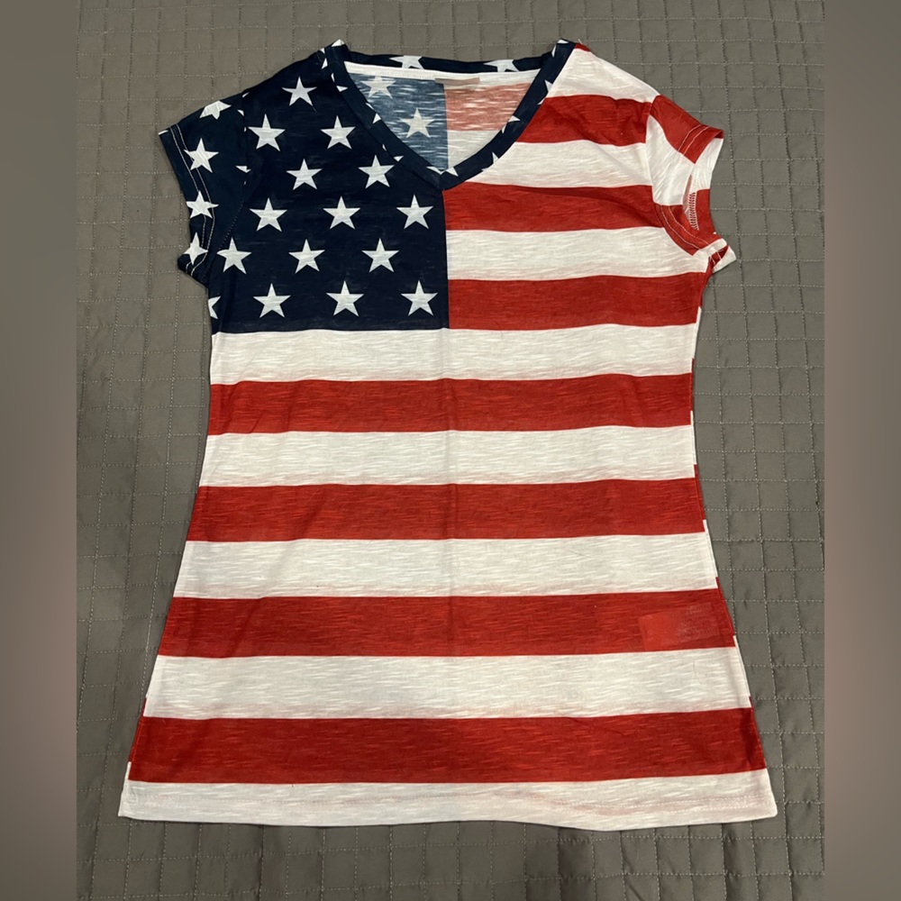 Women’s American Flag Top, Medium